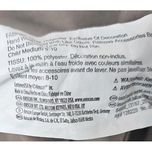 STAR WARS FINN CHILD Force Awakens Episode 7 Boys Size 8-10 Halloween Costume - Picture 9 of 10